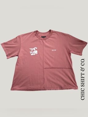 Head of State Dusty Pink Underground Spiritual Tshirt Size XL